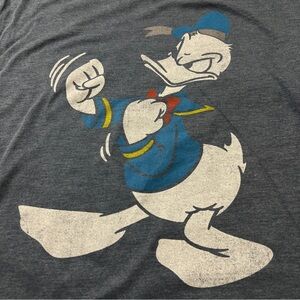 Vintage Donald Duck Fighting Disney Tee L